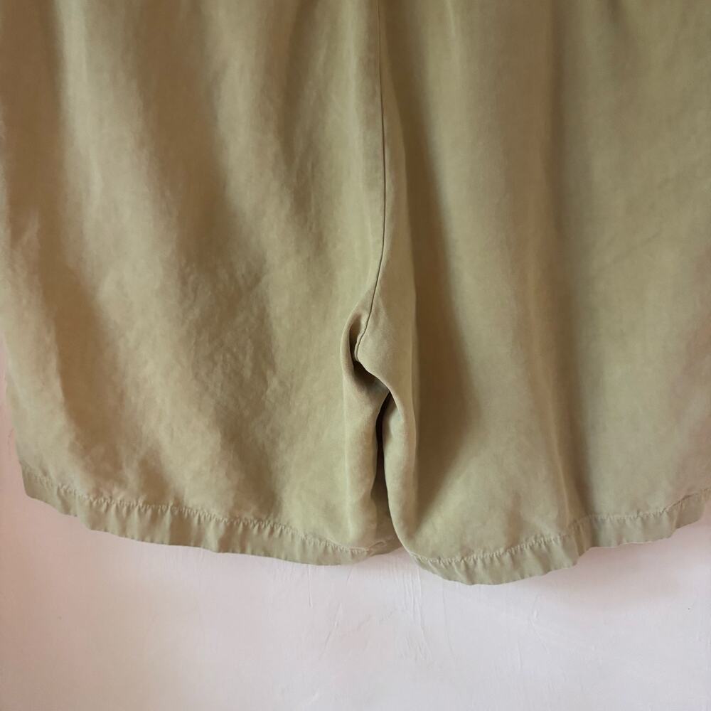 Tommy Bahama Men’s Shorts 36 Silk Linen Olive Green Casual Summer Flat Front - Picture 7 of 13